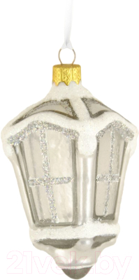 

Елочная игрушка Грай, Серебристый, Фонарик Ф-43