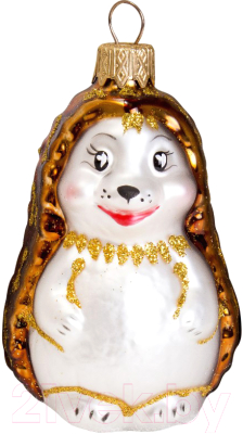 

Елочная игрушка Грай, Коричневый;разноцветный, Ежик Ф-46