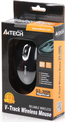 Мышь A4Tech G3-300N Wireless (черный)
