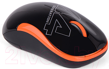 Мышь A4Tech G3-300N Wireless (черный/оранжевый)