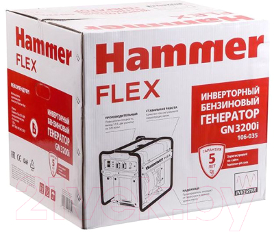 Инверторный генератор Hammer Flex GN3200i (509745)