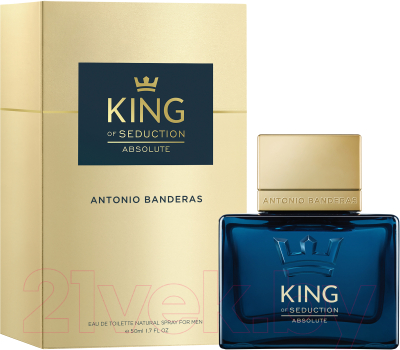 Туалетная вода Antonio Banderas King of Seduction Absolute (50мл)