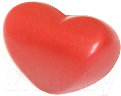 Подголовник для ванны 1Марка Сердце (красный)
