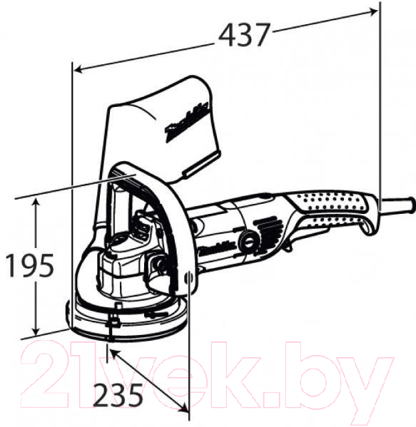 Профессиональная полировальная машина Makita PC5000C