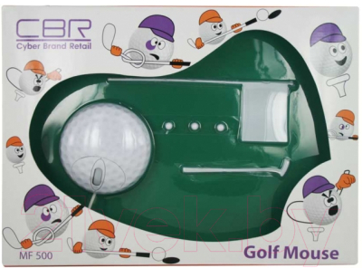 Мышь+коврик CBR MF 500 Golf