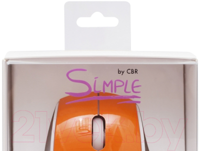 Мышь CBR Simple S10 (оранжевый)