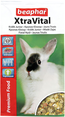 Корм для грызунов Beaphar Xtra Vital Junior Rabbit (1кг)