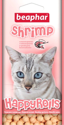 Лакомство для кошек Beaphar Happy Rolls Shrimp