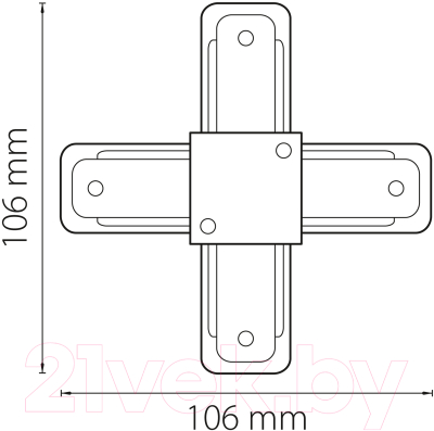 Коннектор для шинопровода Lightstar Barra 502149