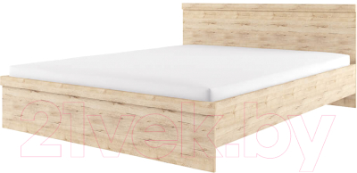 Двуспальная кровать Anrex Oskar 160 с ПМ (дуб санремо)