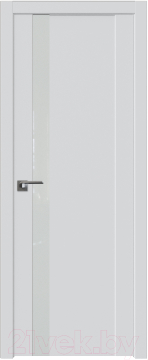 Дверь межкомнатная ProfilDoors Модерн 62U 60x200 (аляска/стекло Lacobel белый лак)