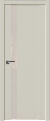 Дверь межкомнатная ProfilDoors Модерн 62U 60x200 (магнолия сатинат/стекло Lacobel перламутровый лак)