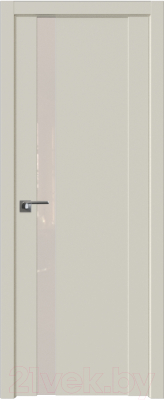 Дверь межкомнатная ProfilDoors Модерн 62U 90x200 (магнолия сатинат/стекло Lacobel перламутровый лак)