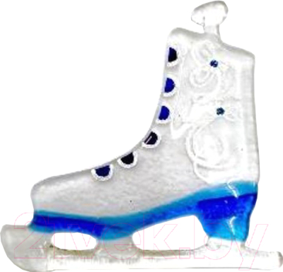 

Елочная игрушка Грай, Синий;прозрачный, Фигурный конек ЕС-84