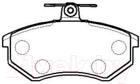 

Тормозные колодки HSB, HP9343