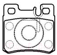 

Тормозные колодки HSB, HP9366