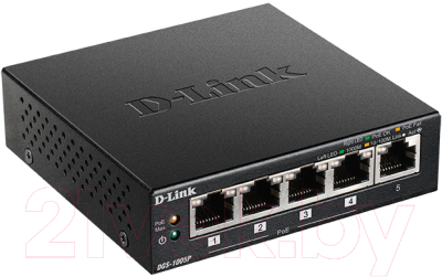 Коммутатор D-Link DGS-1005P/A1A