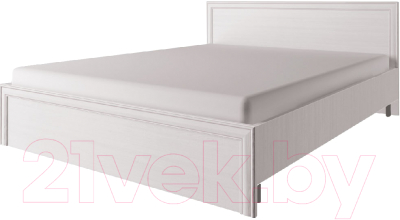 Двуспальная кровать Anrex Taylor 160 с ПМ (белый)