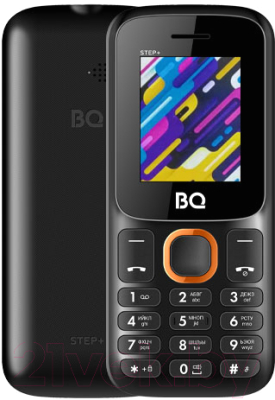 Мобильный телефон BQ Step+ BQ-1848 (черный/оранжевый)