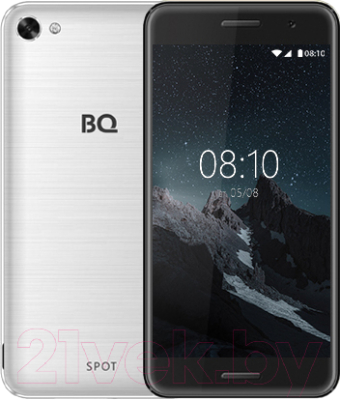 Смартфон BQ Spot BQ-5010G (серебристый шлифованный)