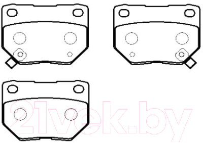 

Тормозные колодки HSB, HP9307