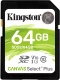Карта памяти Kingston Canvas Select Plus 100R SDXC Class10 UHS-I U1 V10 64GB (SDS2/64GB) - 