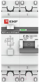 Дифференциальный автомат EKF PROxima АД-32 1P+N 20А/30мА / DA32-20-30-pro