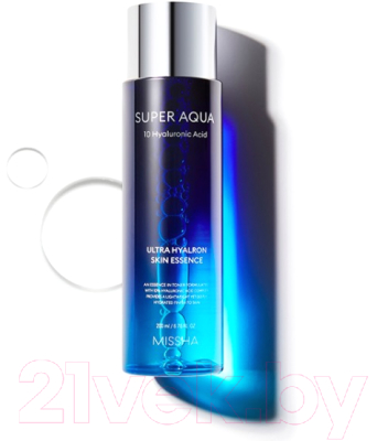 Тоник для лица Missha Super Aqua Ultra Hyalron Skin Essence интенсивно увлажн. (200мл)