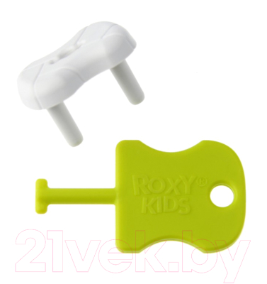 Заглушка для розетки Roxy-Kids RSG-002G-6 (6шт, белый)