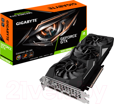 Видеокарта Gigabyte GV-N166SGAMING OC-6GD