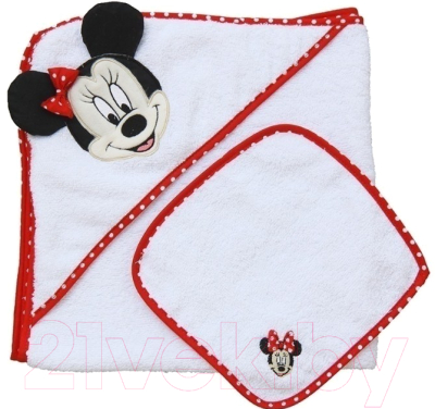 Комплект для купания Polini Kids Disney baby Минни Маус с вышивкой (красный)