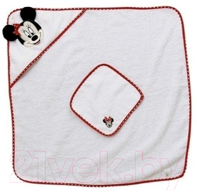 Комплект для купания Polini Kids Disney baby Минни Маус с вышивкой (красный)