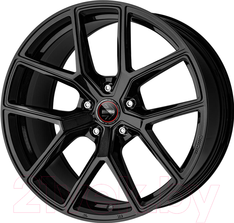 Литой диск Momo RF-01 SUV 19x10" 5x120мм DIA 74.1мм ET45мм Stardust Glossy Black