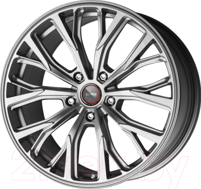 Литой диск Momo RF-02 SUV 20x10" 5x120мм DIA 74.1мм ET 40 Titan Silver Brushed