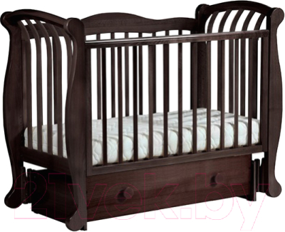 Детская кроватка Лель Магнолия БИ 555.2 (махагон)
