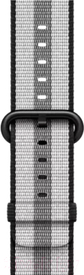 

Ремешок для умных часов Apple, Black Stripe Woven Nylon 38mm / MQVG2