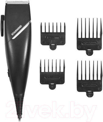 Машинка для стрижки волос StarWind SBC1711 (черный/серебристый)