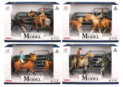 Игровой набор Maya Toys Наездник и лошади / Q9899-Y3