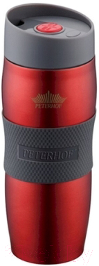 Термокружка Peterhof PH-12434 (красный)