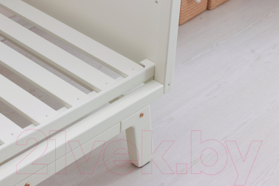 Стилизованная кровать детская Millwood КД-5 (белый)
