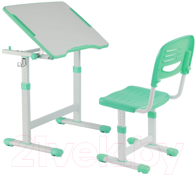 Парта+стул FunDesk Piccolino II (зеленый)