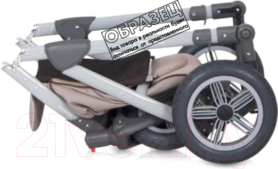 Детская универсальная коляска Expander Mondo Grey 3 в 1 (02/magenta)