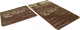 Набор ковриков Shahintex Vintage SHV001 60x100/60x50 (шоколадный) - 