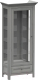 Шкаф с витриной WellMaker Норманн ШВ1-80 ПП (люберон) - 