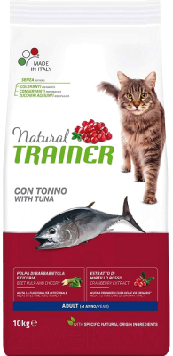 Сухой корм для кошек Trainer Natural Adult Tuna (10кг)