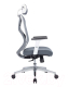 Миниатюра изображения товара Кресло офисное Norden Имидж Grey / YS-0817H(D+T)W (белый пластик/серая сетка)
