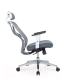Миниатюра изображения товара Кресло офисное Norden Имидж Grey / YS-0817H(D+T)W (белый пластик/серая сетка)
