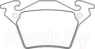 

Тормозные колодки Ferodo, FVR1305