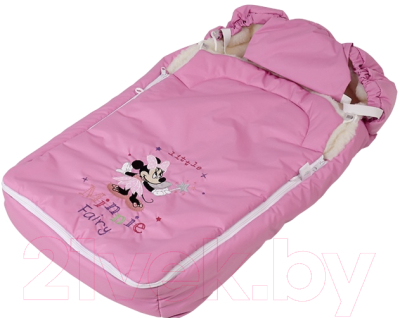 Конверт детский Polini Kids Disney Baby Минни Маус Фея зимний (розовый)