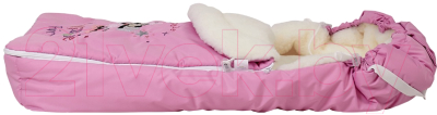 Конверт детский Polini Kids Disney Baby Минни Маус Фея зимний (розовый)
